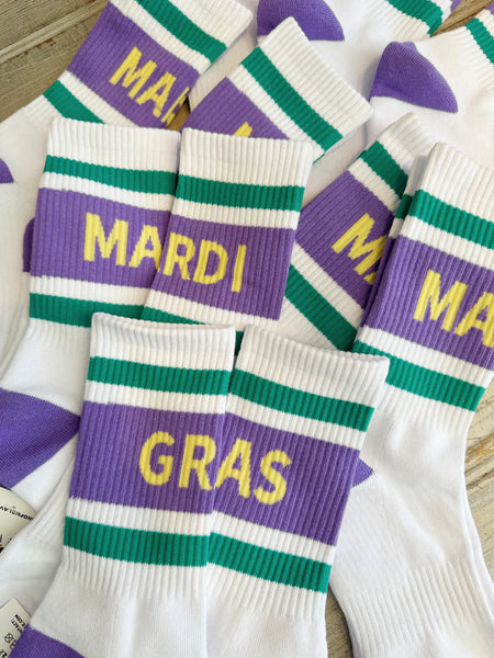 Nolaverse - Mardi Gras Varsity Socks