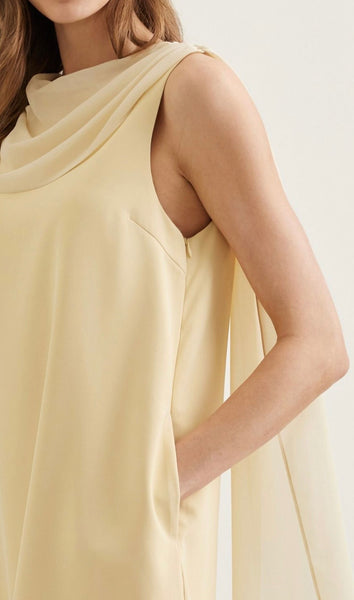 Amelia Mini Dress - Lemon