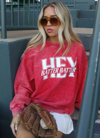 Charlie Southern - Hey Batter, Batter! Corded Sweatshirt