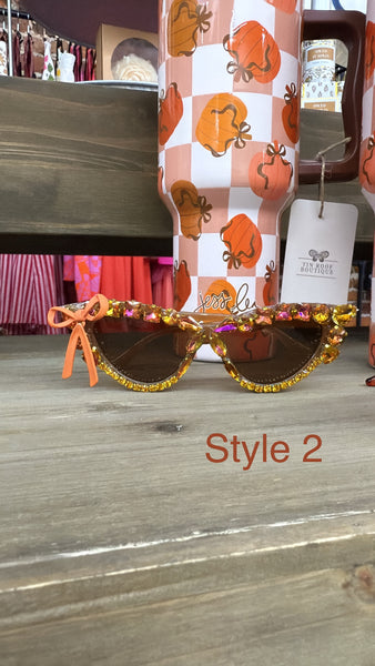 Fall Rhinestone Sunglasses