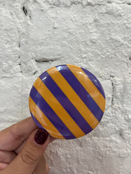 Signed by Abby - LSU Game Day Buttons