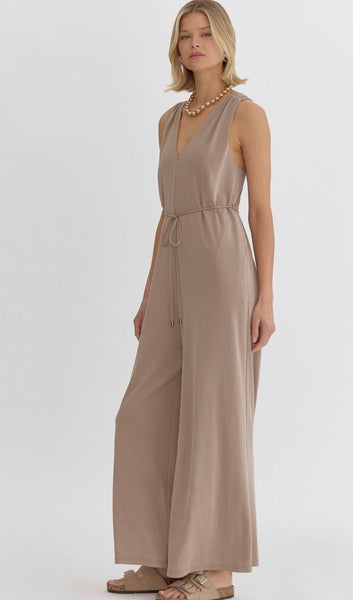 Amira Jumpsuit - Light Mocha