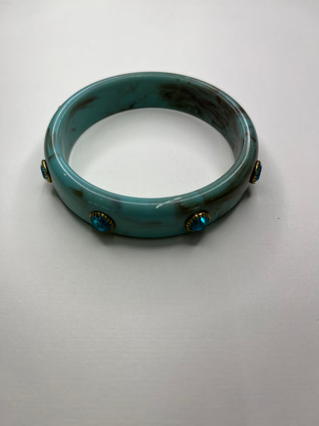 Clementine Gem Bangle Bracelets