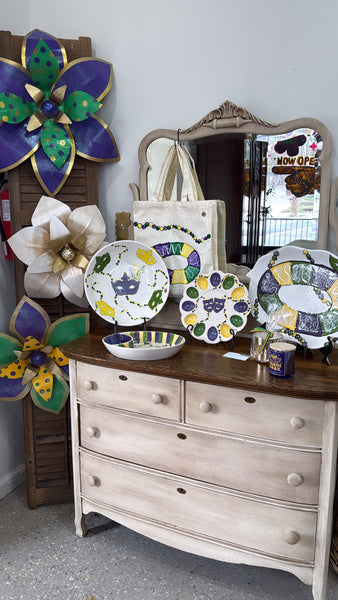 Rivertown Pottery & Arts - Mardi Gras Collection