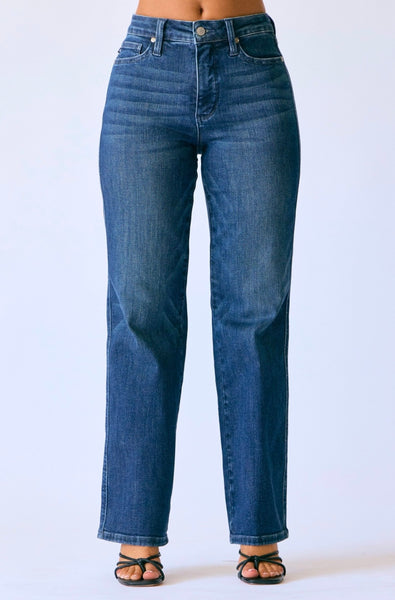Judy Blue - Lydia Mid Rise Straight Denim