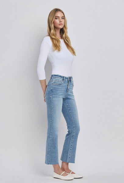 Lovervet - High Rise Kick Flare Denim