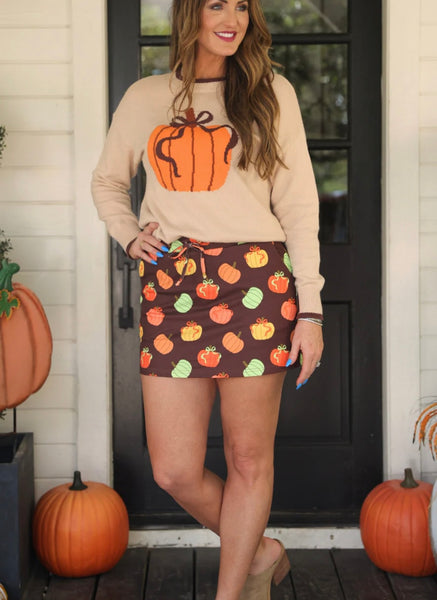 Harvest Hues Pumpkin Sweater