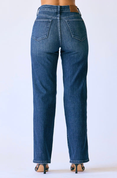 Judy Blue - Lydia Mid Rise Straight Denim