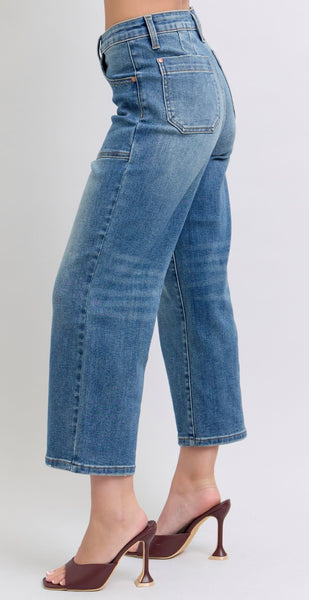 Judy Blue - High Waisted Utility Pocket Jeans