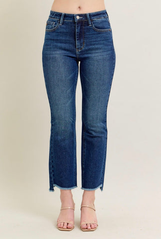Judy Blue - High Waist Kick Flare Denim - Dark Wash