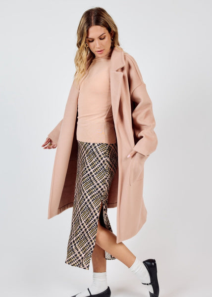 Sadie & Sage - Hayley Open Coat - Rose