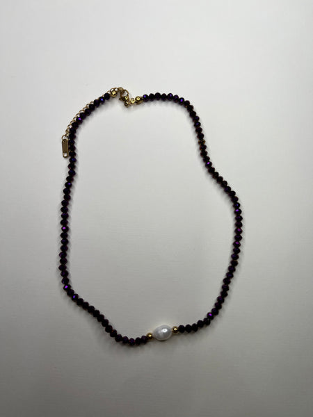 Astraea Beaded Pearl Dainty Necklace