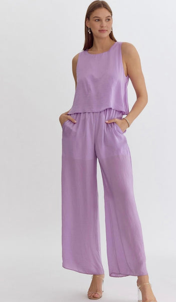 Camilla Jumpsuit - Lilac