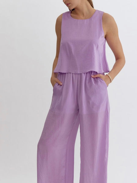 Camilla Jumpsuit - Lilac
