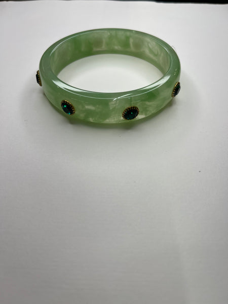 Clementine Gem Bangle Bracelets