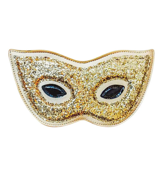 Mardi Gras Mask Crossbody Bag