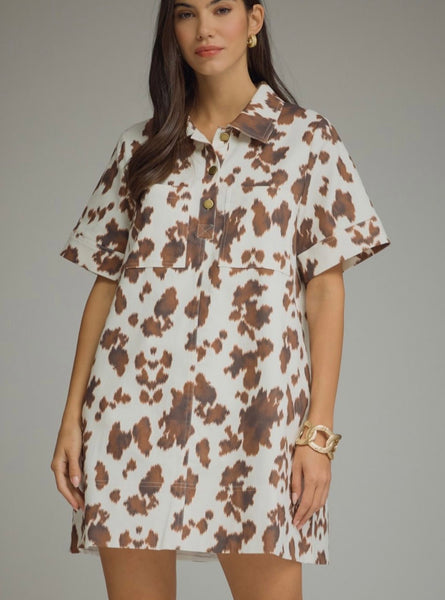 Blake Mini Dress - Animal