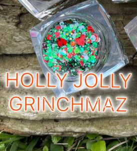 Glitter Over Nola Face Glitter - Holly Jolly Grinchmas