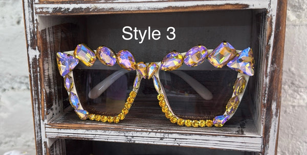 LSU Game Day Rhinestone Sunglasses