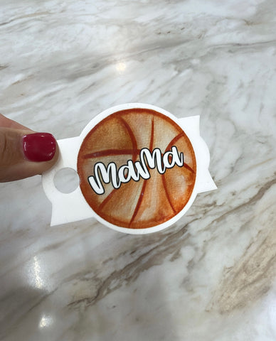 Tumbler Topper - Basketball Mama