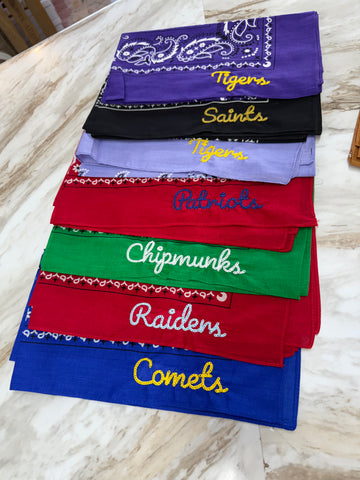 Game Day Bandanas