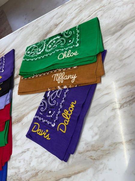 Custom Game Day Bandanas