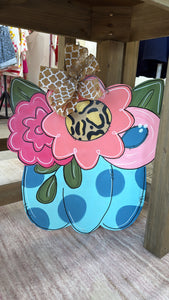 Fall Pumpkin Door Hanger