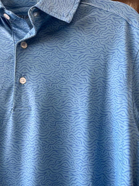 Meripex - Light Blue Topo Polo
