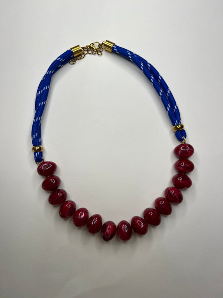 Marigold Rope Beaded Necklace