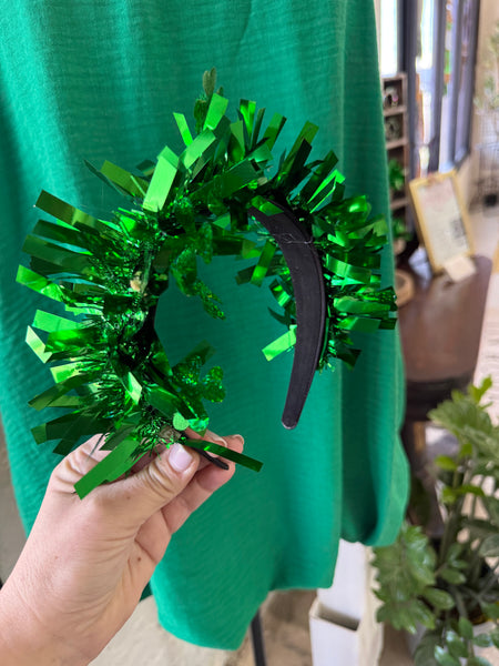 St. Patrick’s Day Tinsel Headband