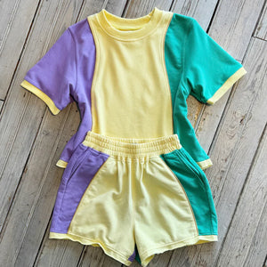 Nolaverse - Pastel Mardi Colorblock Set - Kids