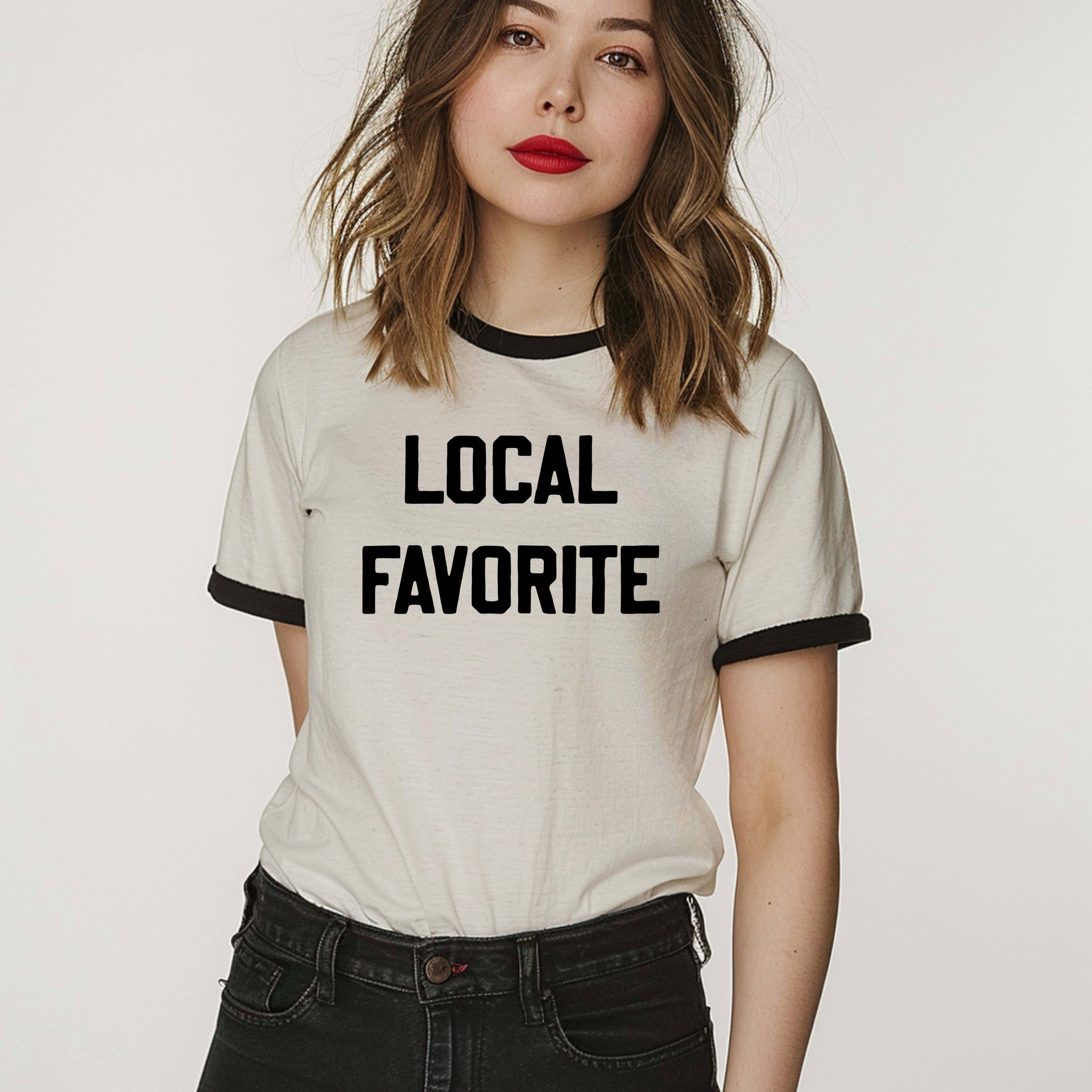 Mugsby - Local Favorite Ringer Tee