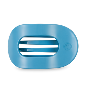 TELETIES - Flat Round Hair Clip - Summer Sky - Large