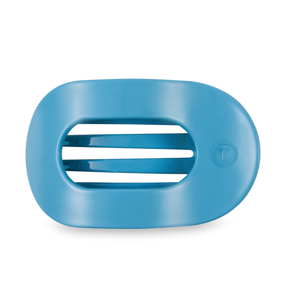 TELETIES - Flat Round Hair Clip - Summer Sky - Large