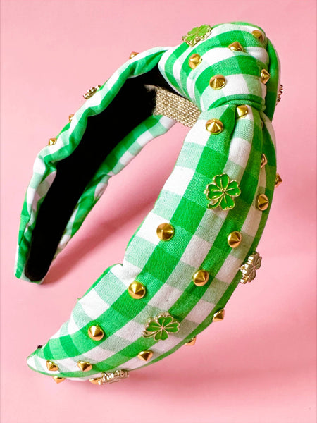 Sandy + Rizzo - Clover Charm Headband