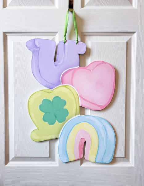 Home Malone - Lucky Marshmallows Door Hanger