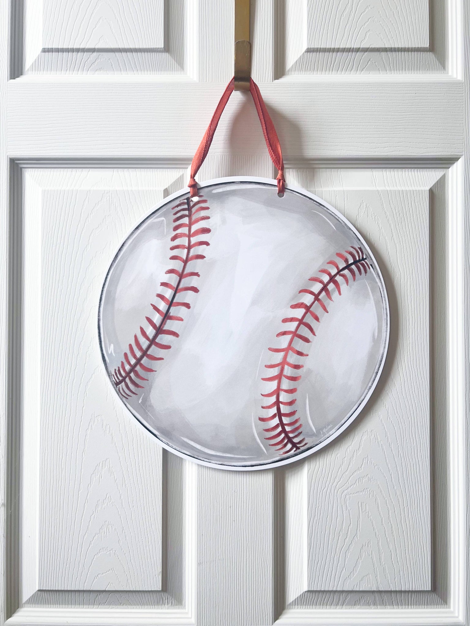 Home Malone - Baseball Door Hanger