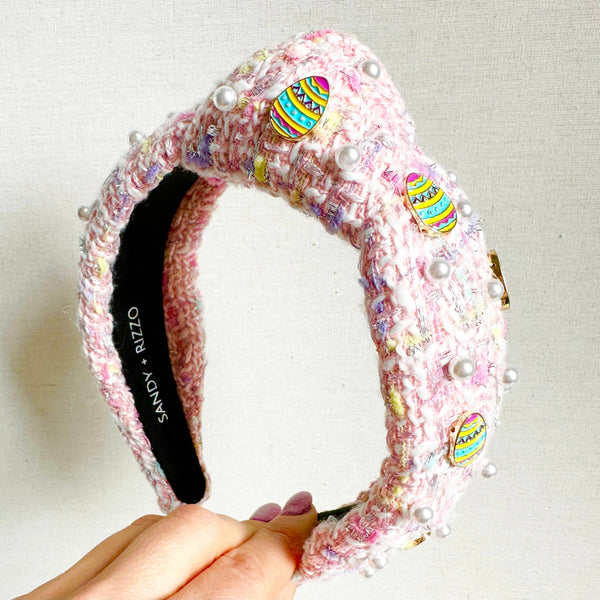 Sandy + Rizzo - Easter Charm Tweed Headband