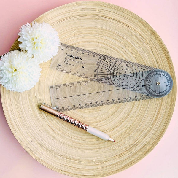 "Yes I am Always Right" Angle Ruler