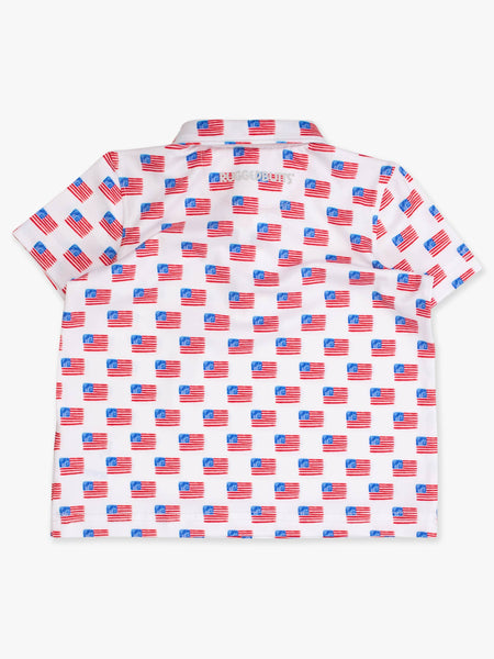 Men’s Freedom Flags Performance Polo