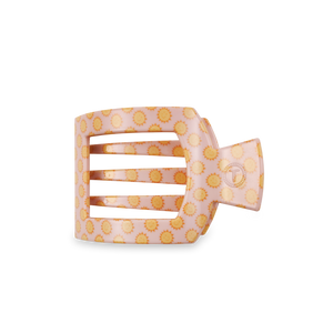 TELETIES - Square Flat Hair Clip - Sunny Days Ahead - Medium