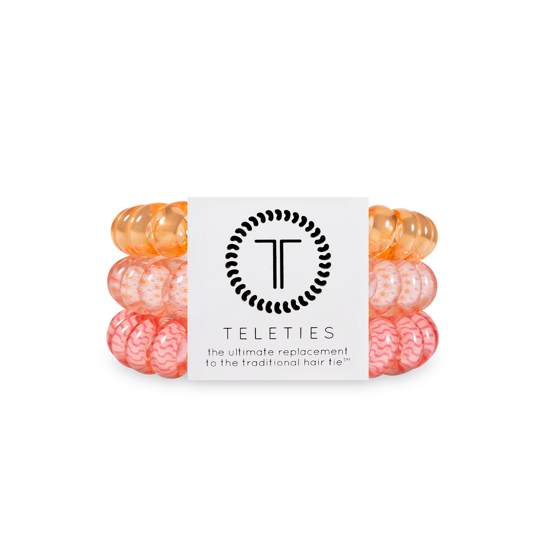 TELETIES - Spiral Hair Coil - Sunny Days Ahead - Large
