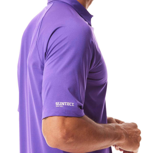 Men's Short Sleeve Polo - Purple