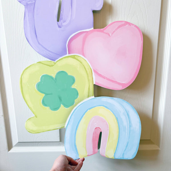 Home Malone - Lucky Marshmallows Door Hanger