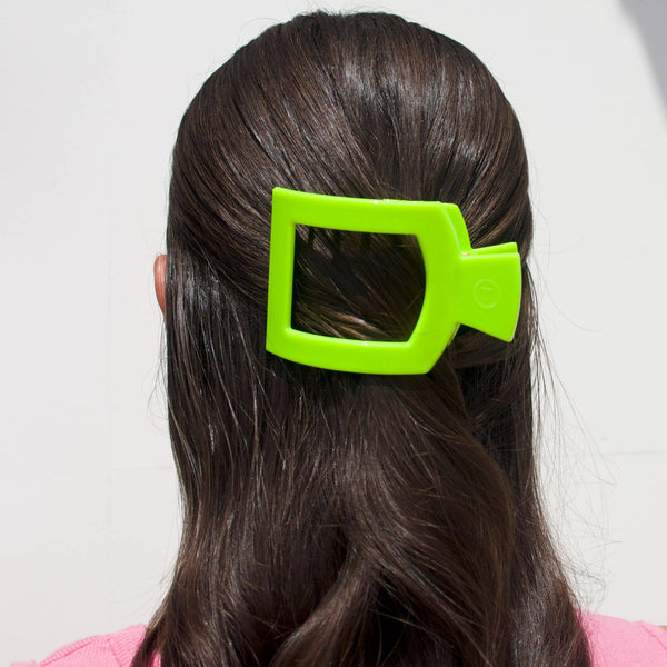 TELETIES - Flat Square Hair Clip - Summer Brights - Medium
