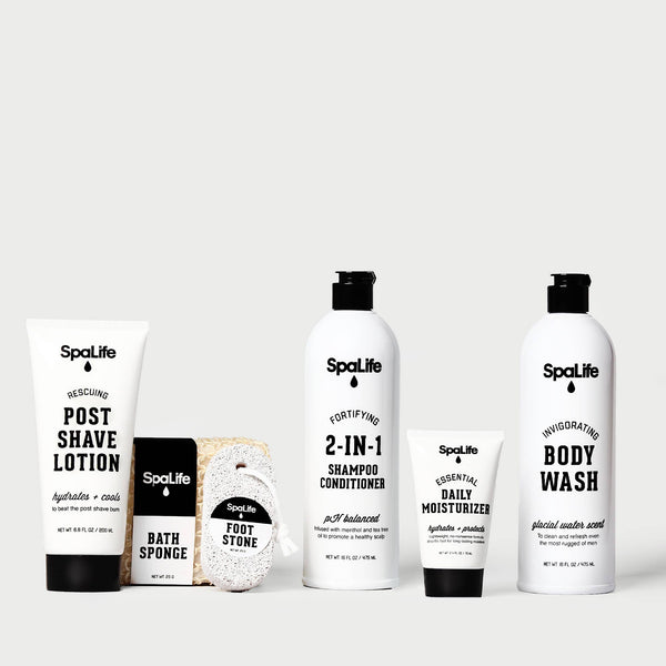 My Spa Life - Father's Day Gift Set Basket All Natural Men's Luxury - 7Pc