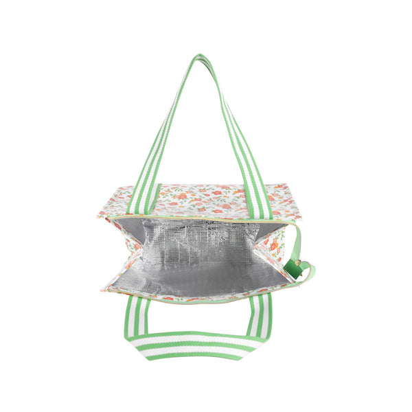 Martha Stewart - Insulated Market Tote, Floral Cloud Dancer