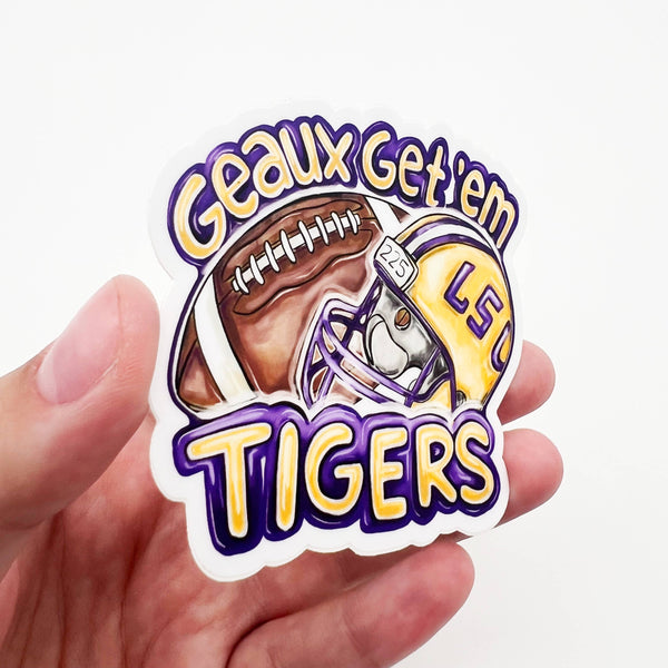 Home Malone - Geaux Get Em Tigers Sticker