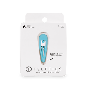 TELETIES - Snap Clip - Summer Sky - 6 Count