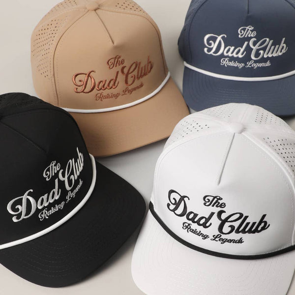 The Dad Club Embroidered Trucker Hat - Navy
